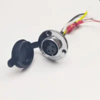 Custom M12 4 5 6 7 8 Pin Circular Connector Layered Panel Waterproof Male Female Connector Wire Harness