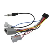 High Quality Car Radio Harness Power Cable Connector Android GPS Navigation Wire Harness Adapter Socket Kit