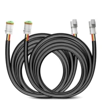 10FT 16 AWG Wiring Harness Extension 3 Pin DT Connector Cable for Off-Road LED Light Bar PVC Insulated for Electronic