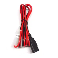 2A Fuse #22 Wire 2.35 mm Round Female Terminal 3 Pin Socket Wire Harness CB Radio Power Cable