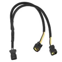Custom Car Horn One-to-Two Converter Wiring Plug-and-Play Y Type Horn Adapter Wiring Harness